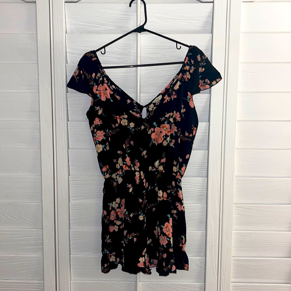 Pins And Needles Floral Romper